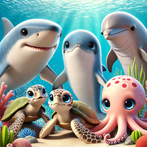 Sharkie’s Big Adventure: A Heartwarming Underwater Tale for Kids